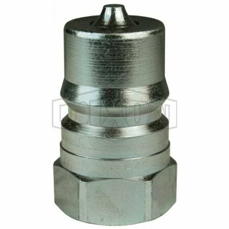 DIXON DQC H Industrial Interchange Female Plug, 7/16-20 Nominal, Female O-Ring Boss End Style, Steel H1OF2